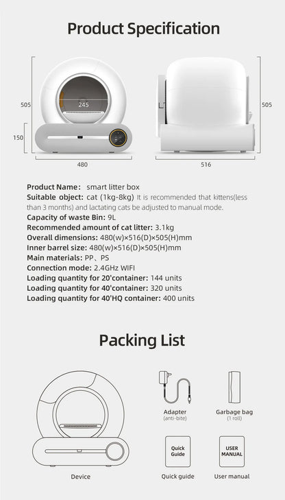 Lettiera automatica smart